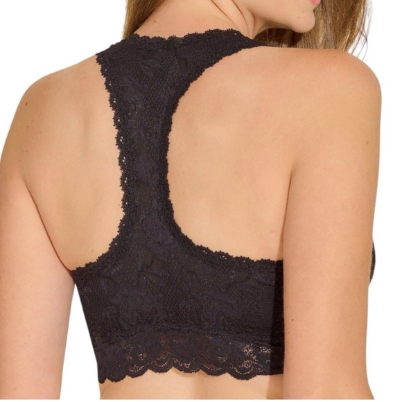 Cosabella Never Say Never Black Curvy Racie Racerback Bralette Petite - Picture 4 of 13